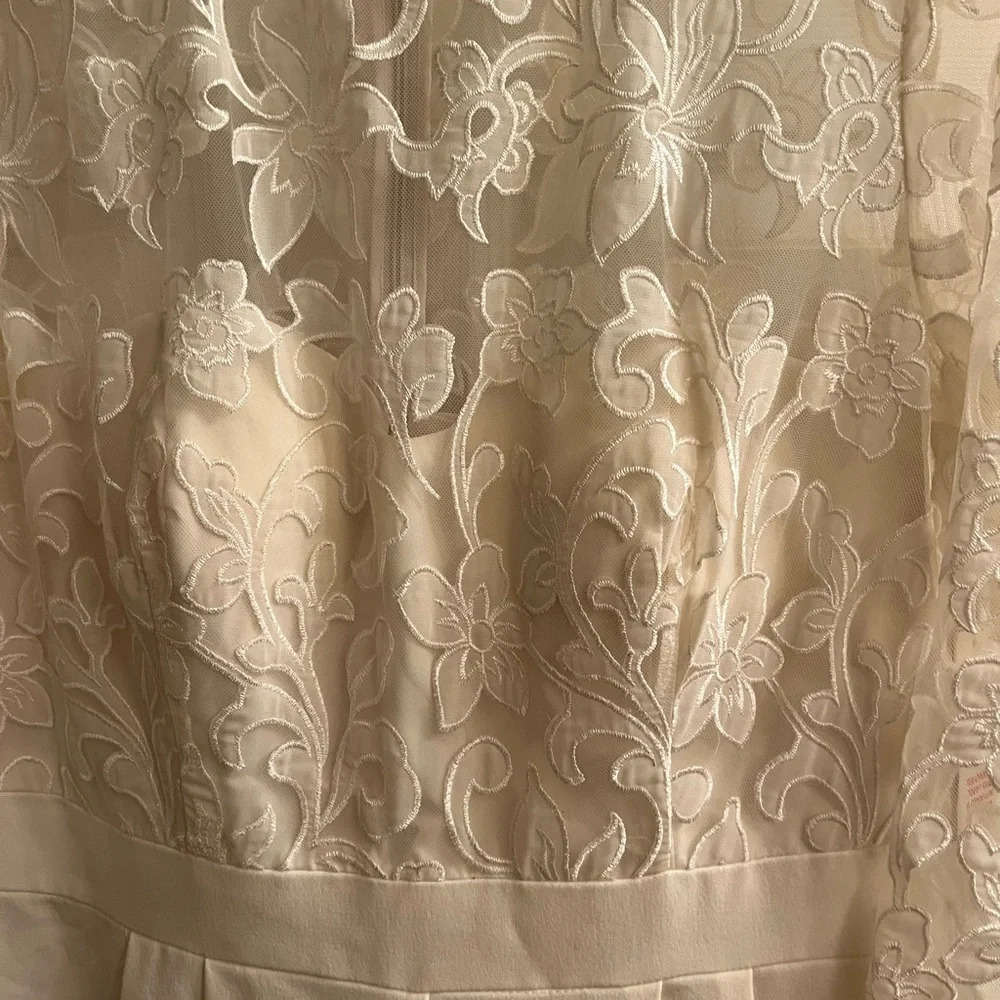 ELIZA J~IVORY JUMPSUIT~NWT~12 - Picture 8 of 16